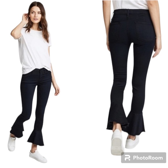 Frame Denim Denim - FRAME Le Skinny Jeanne Flounce Skinny Jeans Size 24